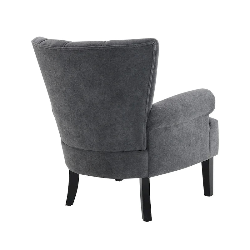 29 Fauteuil rembourré avec mousse haute densité et dossier à canaux
