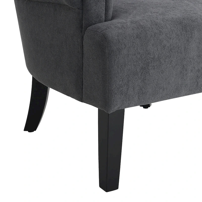 29 Fauteuil rembourré avec mousse haute densité et dossier à canaux
