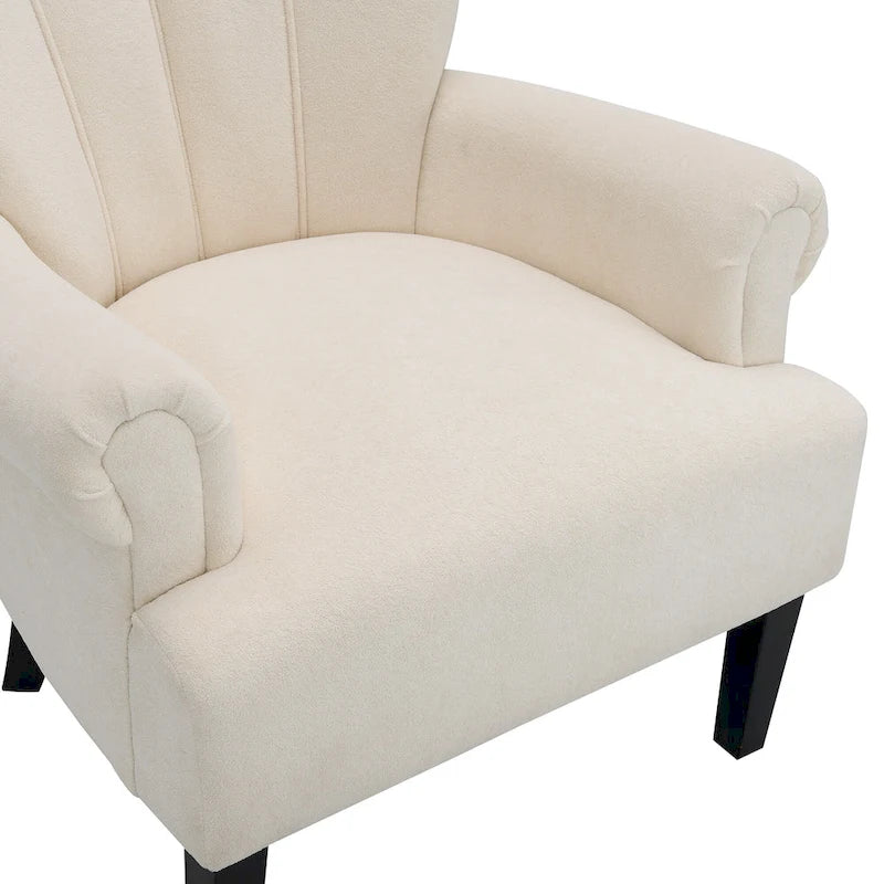 29 Fauteuil rembourré avec mousse haute densité et dossier à canaux