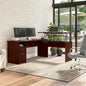 Bureau assis-debout en L à 3 positions 72 W