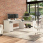 Bureau assis-debout en L à 3 positions 72 W