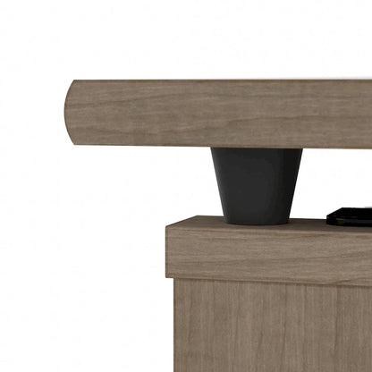 Bureau assis-debout en L à 3 positions 72 W