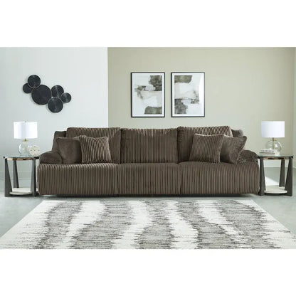 Canapé d'angle inclinable haut de gamme - 128L x 40P x 41H