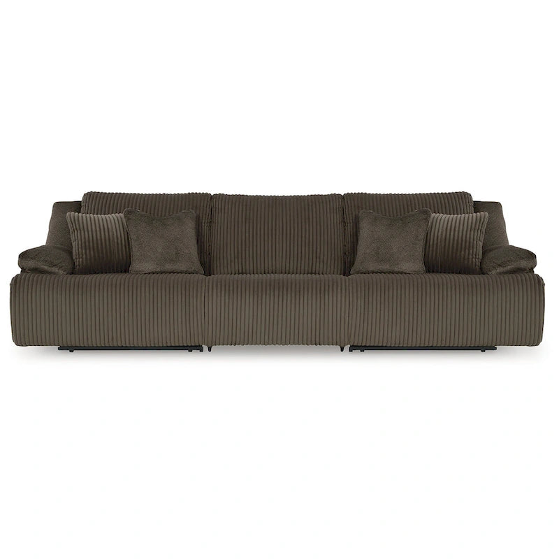 Canapé d'angle inclinable haut de gamme - 128L x 40P x 41H