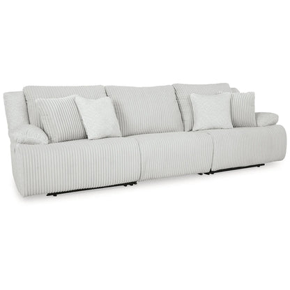 Canapé d'angle inclinable haut de gamme - 128L x 40P x 41H