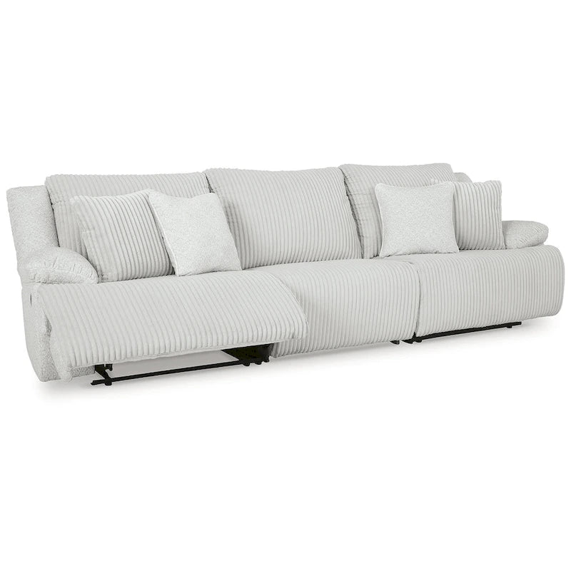 Canapé d'angle inclinable haut de gamme - 128L x 40P x 41H
