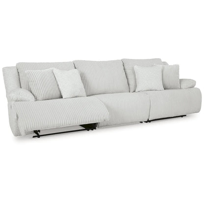 Canapé d'angle inclinable haut de gamme - 128L x 40P x 41H
