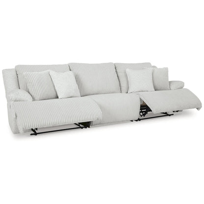 Canapé d'angle inclinable haut de gamme - 128L x 40P x 41H