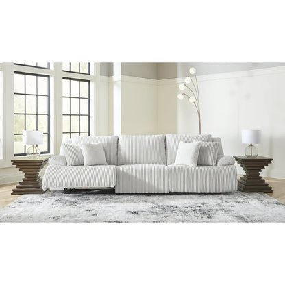 Canapé d'angle inclinable haut de gamme - 128L x 40P x 41H