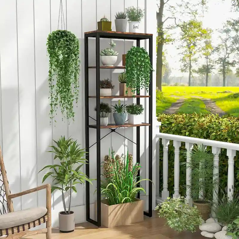 Étagère de rangement 4 niveaux pour salle de bain à poser au-dessus des toilettes – Voir détails