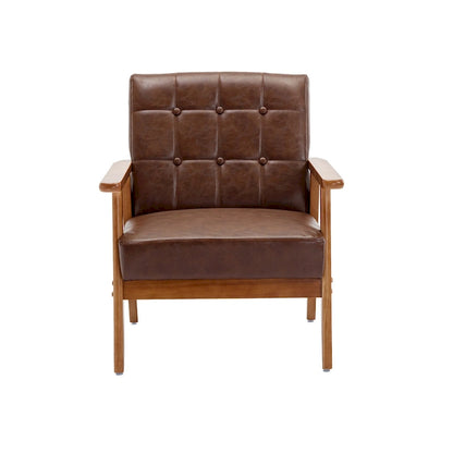 Fauteuils d'appoint modernes du milieu du siècle avec table d'appoint (lot de 2)