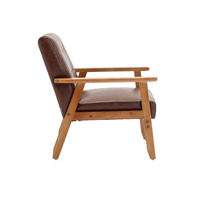 Fauteuils d'appoint modernes du milieu du siècle avec table d'appoint (lot de 2)