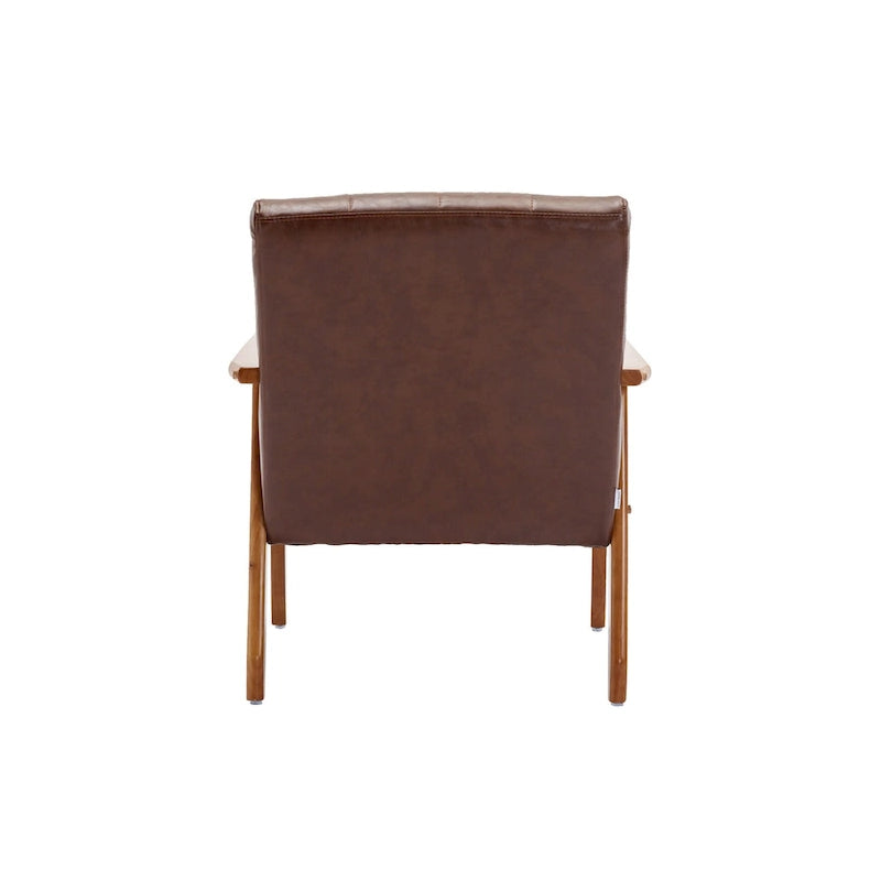 Fauteuils d'appoint modernes du milieu du siècle avec table d'appoint (lot de 2)