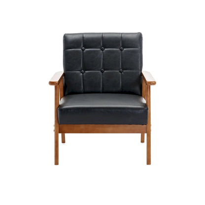 Fauteuils d'appoint modernes du milieu du siècle avec table d'appoint (lot de 2)