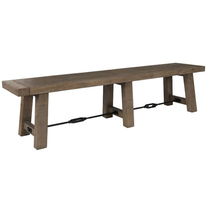 Banc en pin recyclé de 183 cm