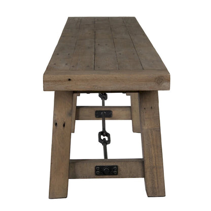 Banc en pin recyclé de 183 cm