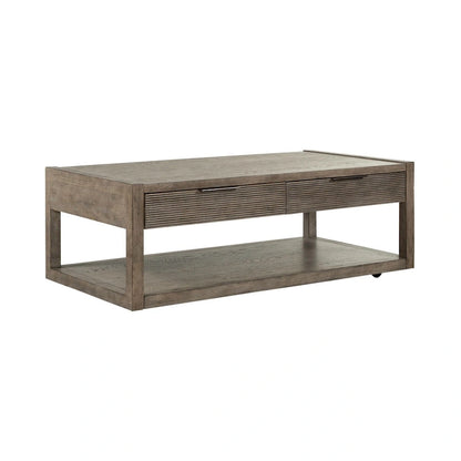 Table basse taupe poussiéreux
