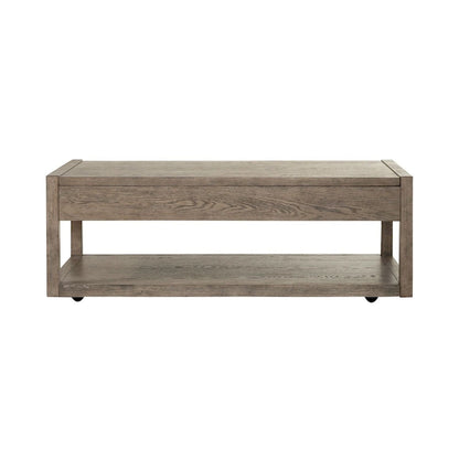 Table basse taupe poussiéreux