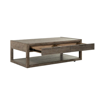 Table basse taupe poussiéreux