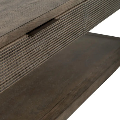 Table basse taupe poussiéreux