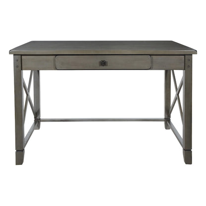 Bureau en bois gris clair