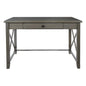 Bureau en bois gris clair
