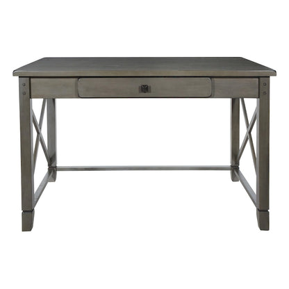 Bureau en bois gris clair
