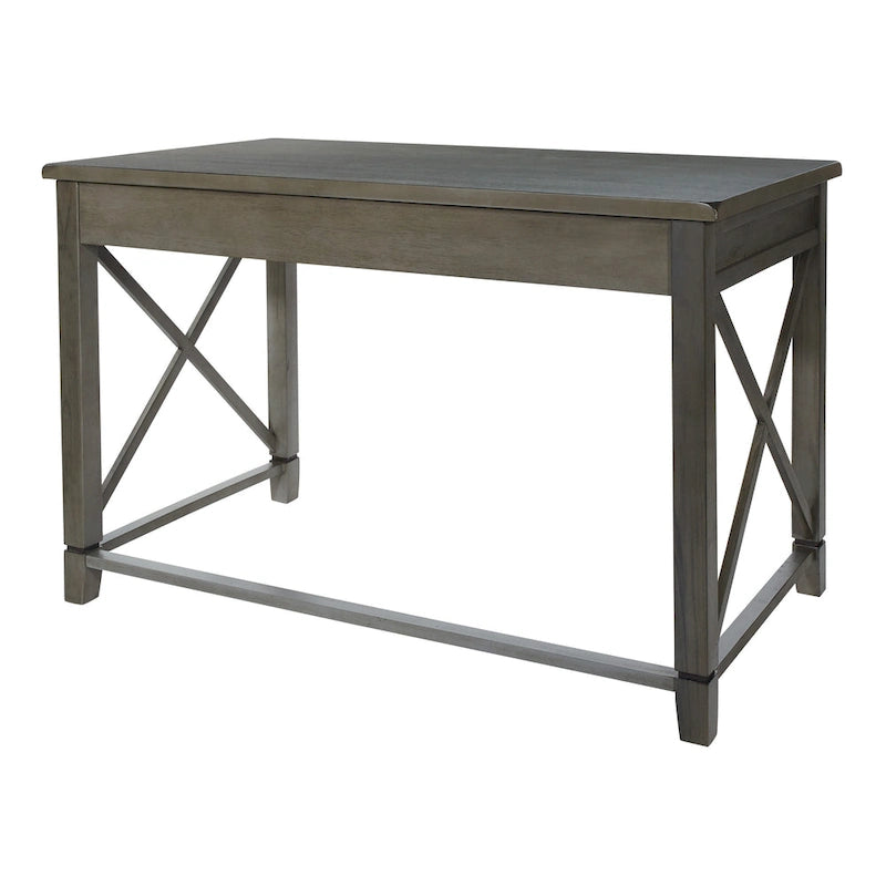 Bureau en bois gris clair