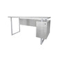 Bureau moderne, bureau d'ordinateur, poste de travail avec tiroirs de rangement