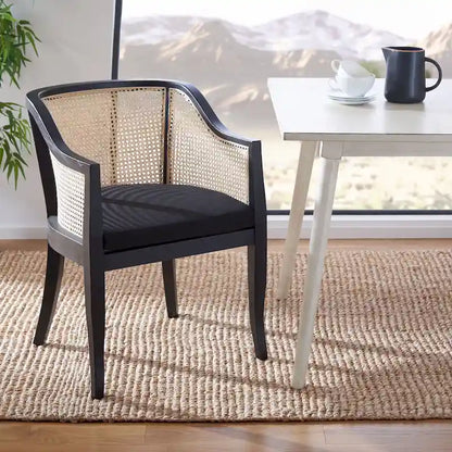 Chaise de salle à manger Velva en rotin - 23,8 x 23,2 x 32,1