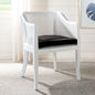 Chaise de salle à manger Velva en rotin - 23,8 x 23,2 x 32,1