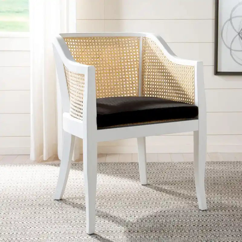 Chaise de salle à manger Velva en rotin - 23,8 x 23,2 x 32,1