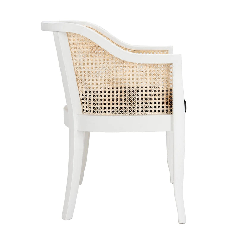 Chaise de salle à manger Velva en rotin - 23,8 x 23,2 x 32,1