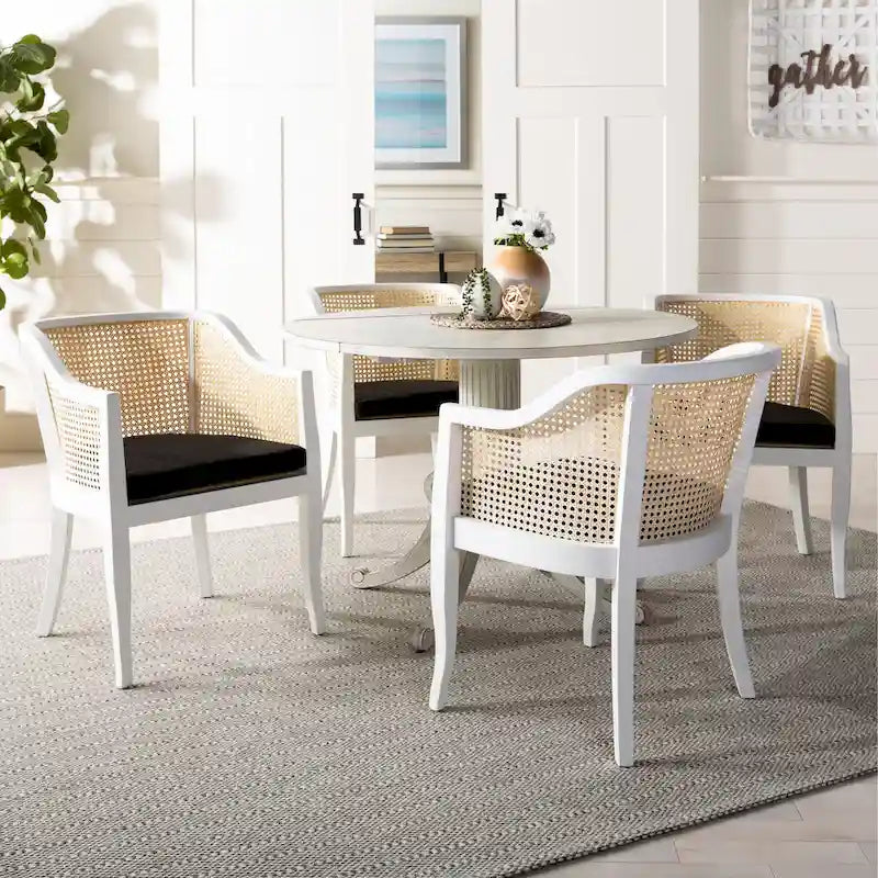 Chaise de salle à manger Velva en rotin - 23,8 x 23,2 x 32,1