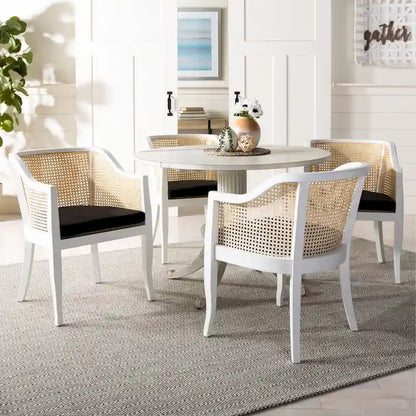 Chaise de salle à manger Velva en rotin - 23,8 x 23,2 x 32,1