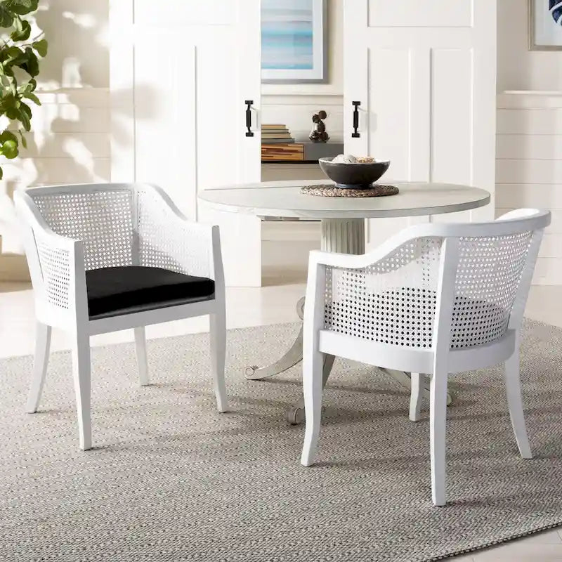 Chaise de salle à manger Velva en rotin - 23,8 x 23,2 x 32,1