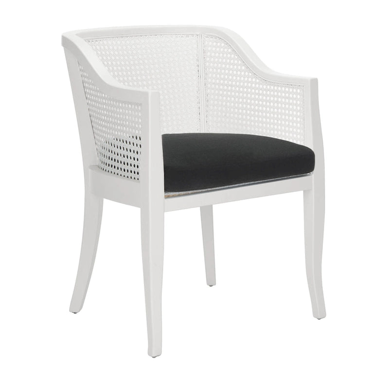 Chaise de salle à manger Velva en rotin - 23,8 x 23,2 x 32,1