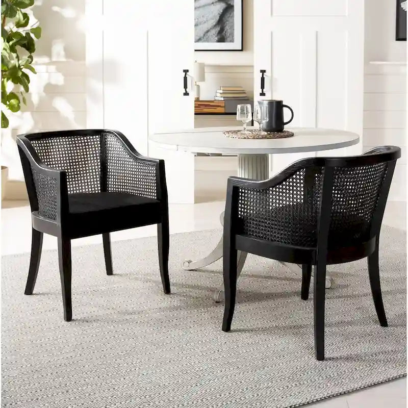 Chaise de salle à manger Velva en rotin - 23,8 x 23,2 x 32,1