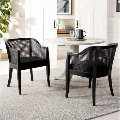 Chaise de salle à manger Velva en rotin - 23,8 x 23,2 x 32,1