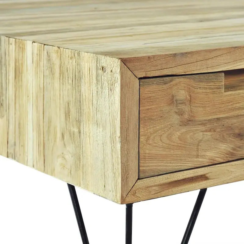 Table basse 80x80x40 cm en teck massif
