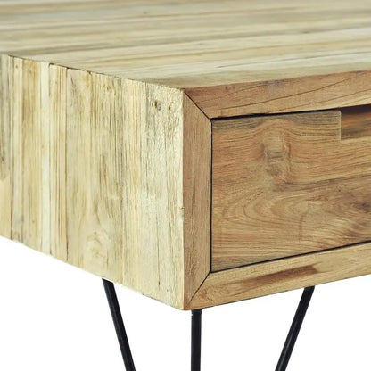 Table basse 80x80x40 cm en teck massif