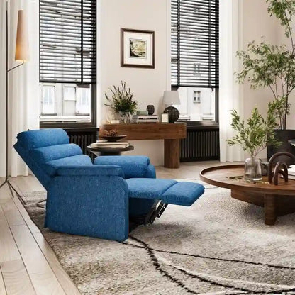 Fauteuil inclinable à deux moteurs massant, chauffant et releveur