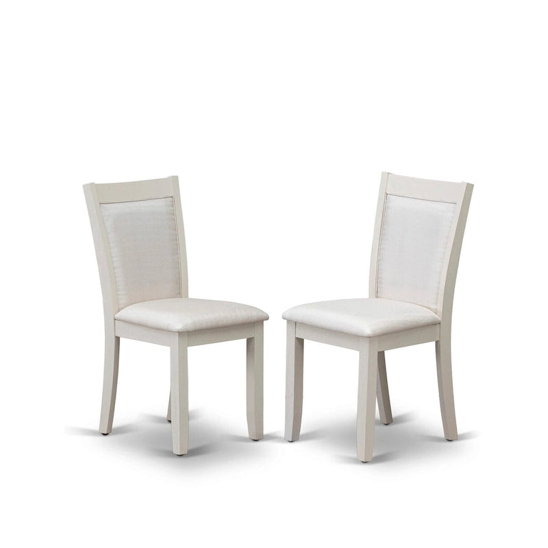 Table de salle à manger rectangulaire et chaises de style moderne du milieu du siècle