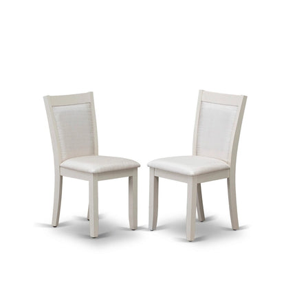 Table de salle à manger rectangulaire et chaises de style moderne du milieu du siècle