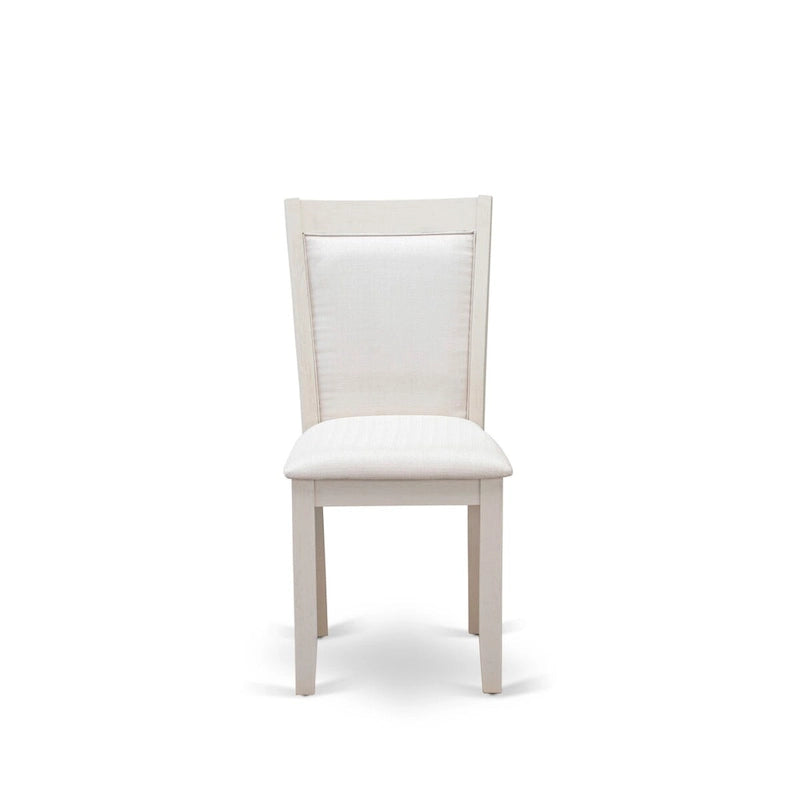 Table de salle à manger rectangulaire et chaises de style moderne du milieu du siècle