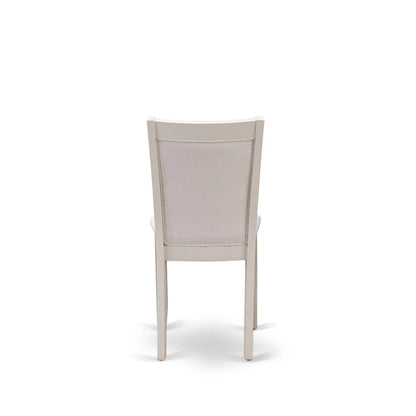 Table de salle à manger rectangulaire et chaises de style moderne du milieu du siècle