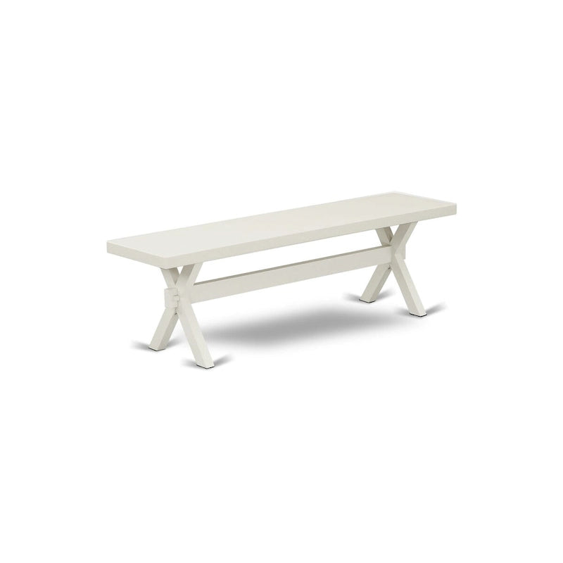 Table de salle à manger rectangulaire et chaises de style moderne du milieu du siècle