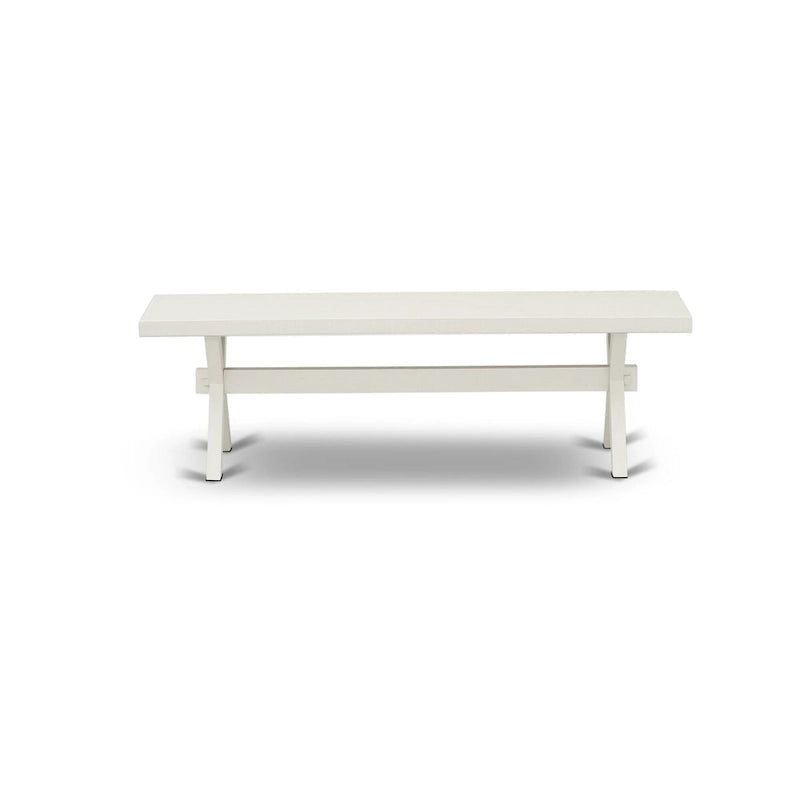 Table de salle à manger rectangulaire et chaises de style moderne du milieu du siècle
