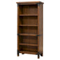 Étagère ouverte rustique, Meuble de bureau, Meuble de rangement, Brun - 34 larg. x 72 haut. x 15 prof.