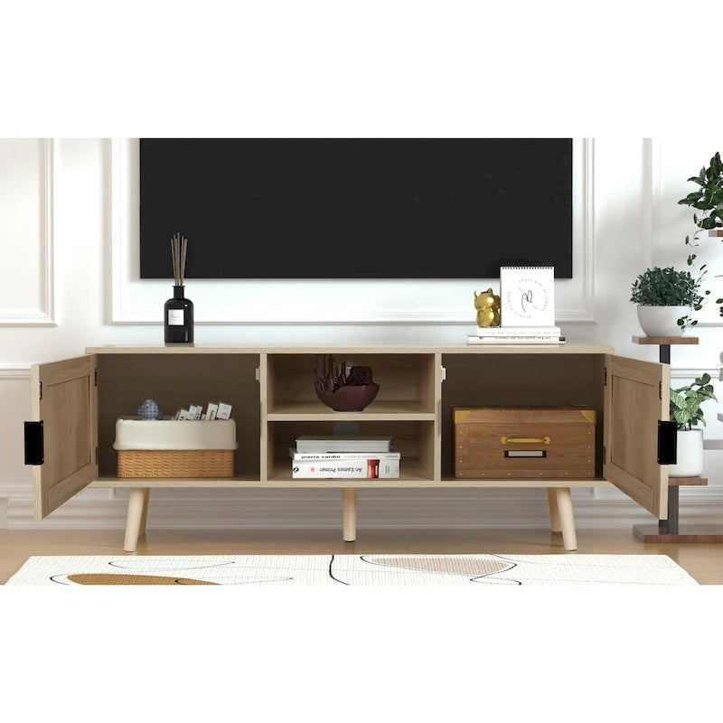 Meuble TV moderne de 47 po pour téléviseurs jusqu'à 65 po – Console multimédia